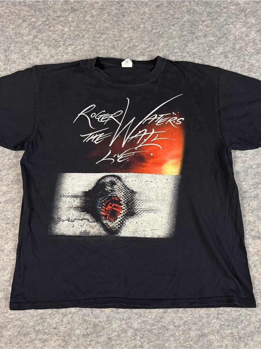 Pink Floyd Roger Waters The Wall Live 2012 Classic Rock Tour Black T-Shirt XL